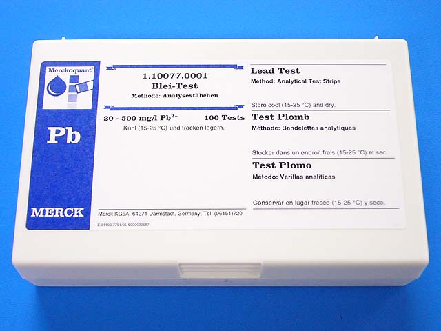 Melcoquant lead test kit (appearance)