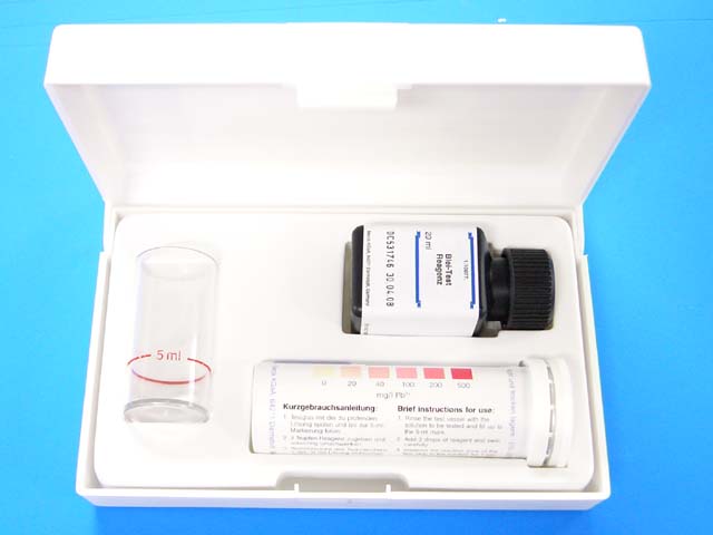 Melcoquant lead test kit (kit contents)