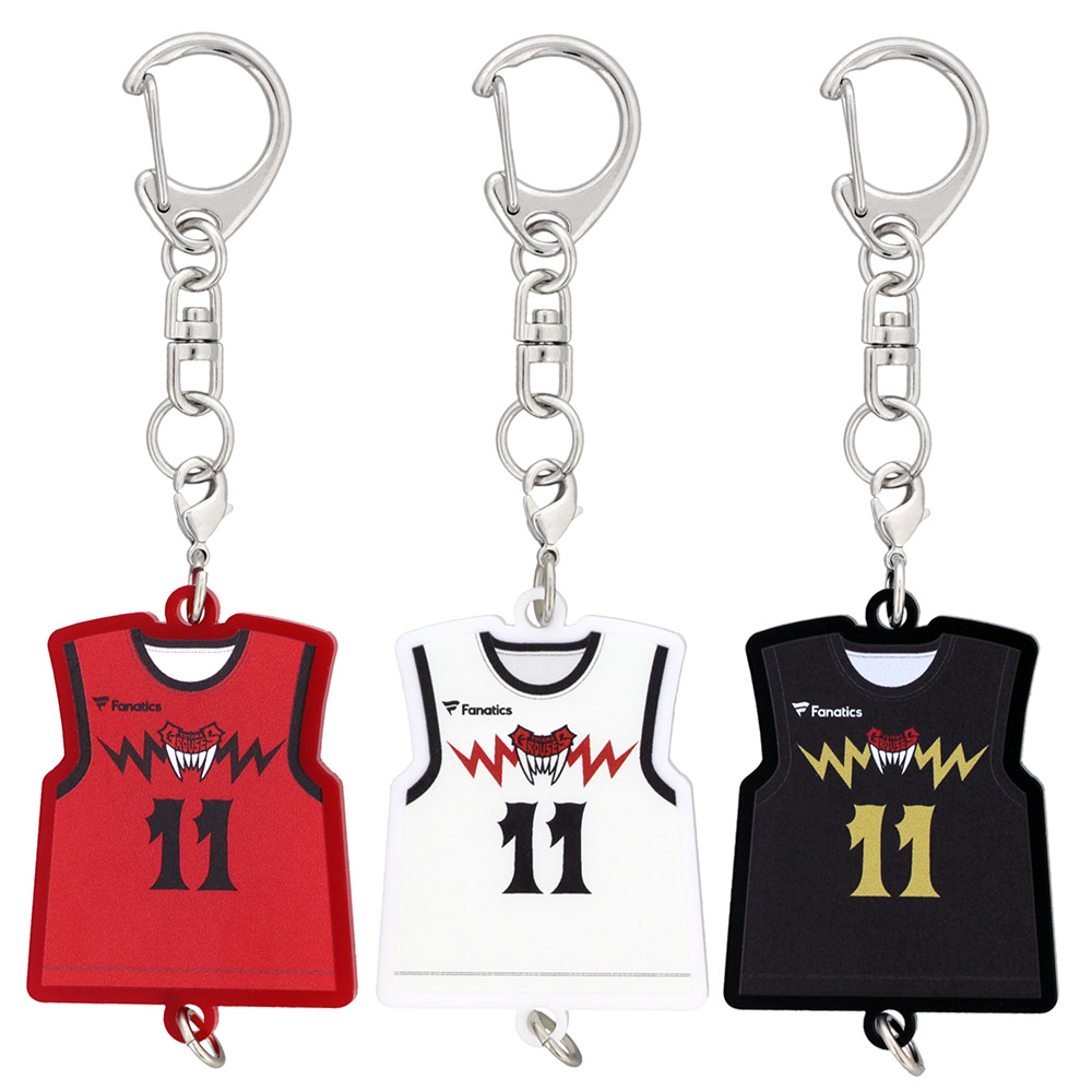 Toyama Grouses_ Uniform type acrylic connection key chain 01