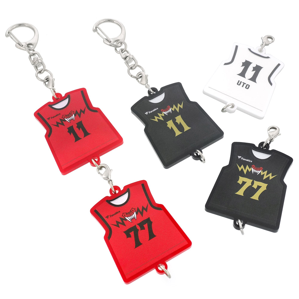 Toyama Grouses_ Uniform type acrylic connection key chain