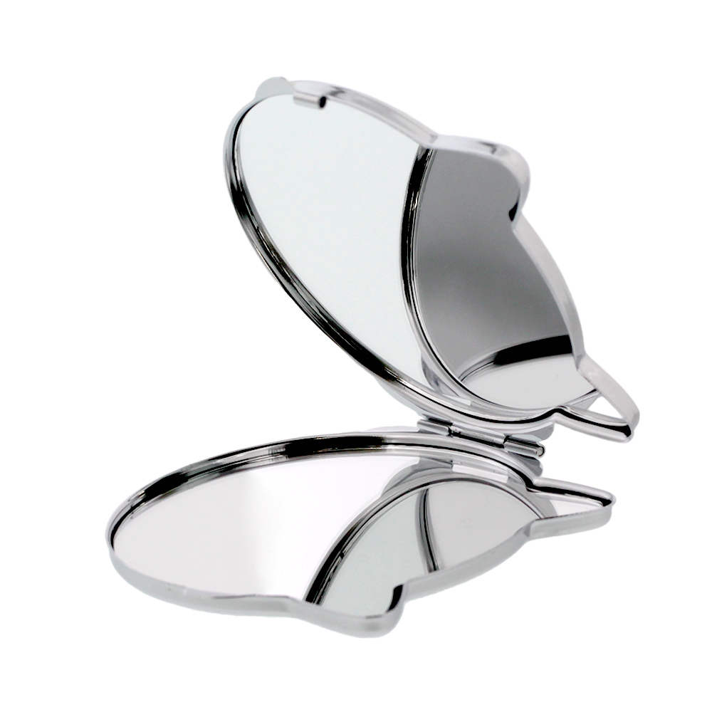 Very popular with female customers!Cat-shaped "compact mirror"