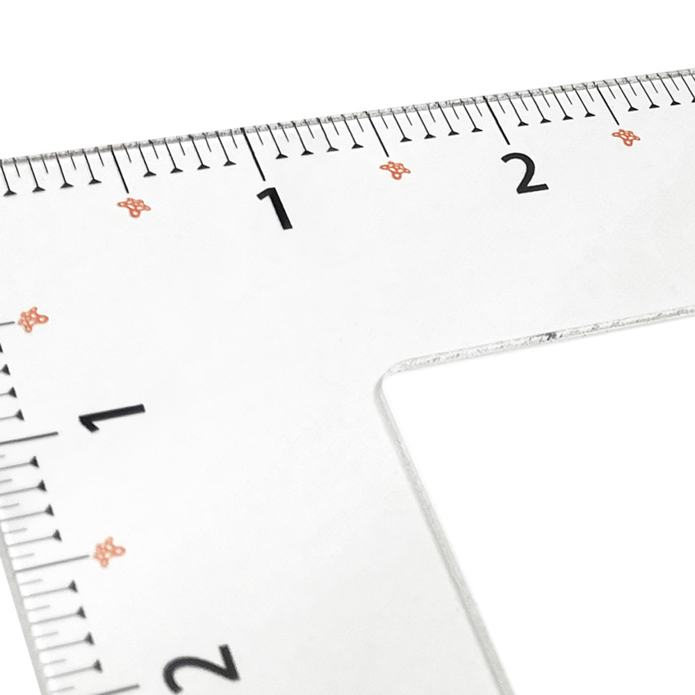 "Original triangle ruler" for actual use as a tool in the field