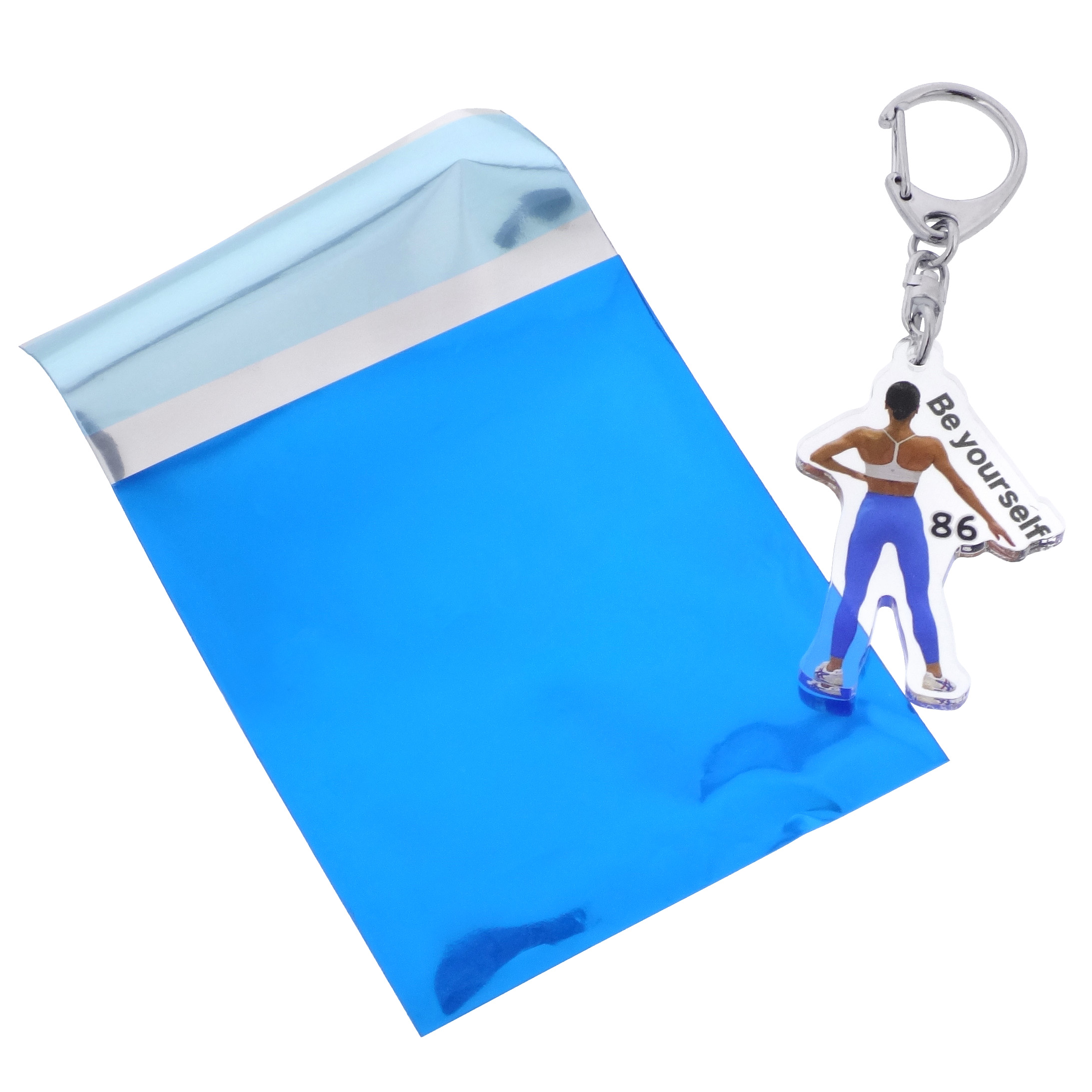 Novelty “acrylic key chain” commemorating the victory in the body contest