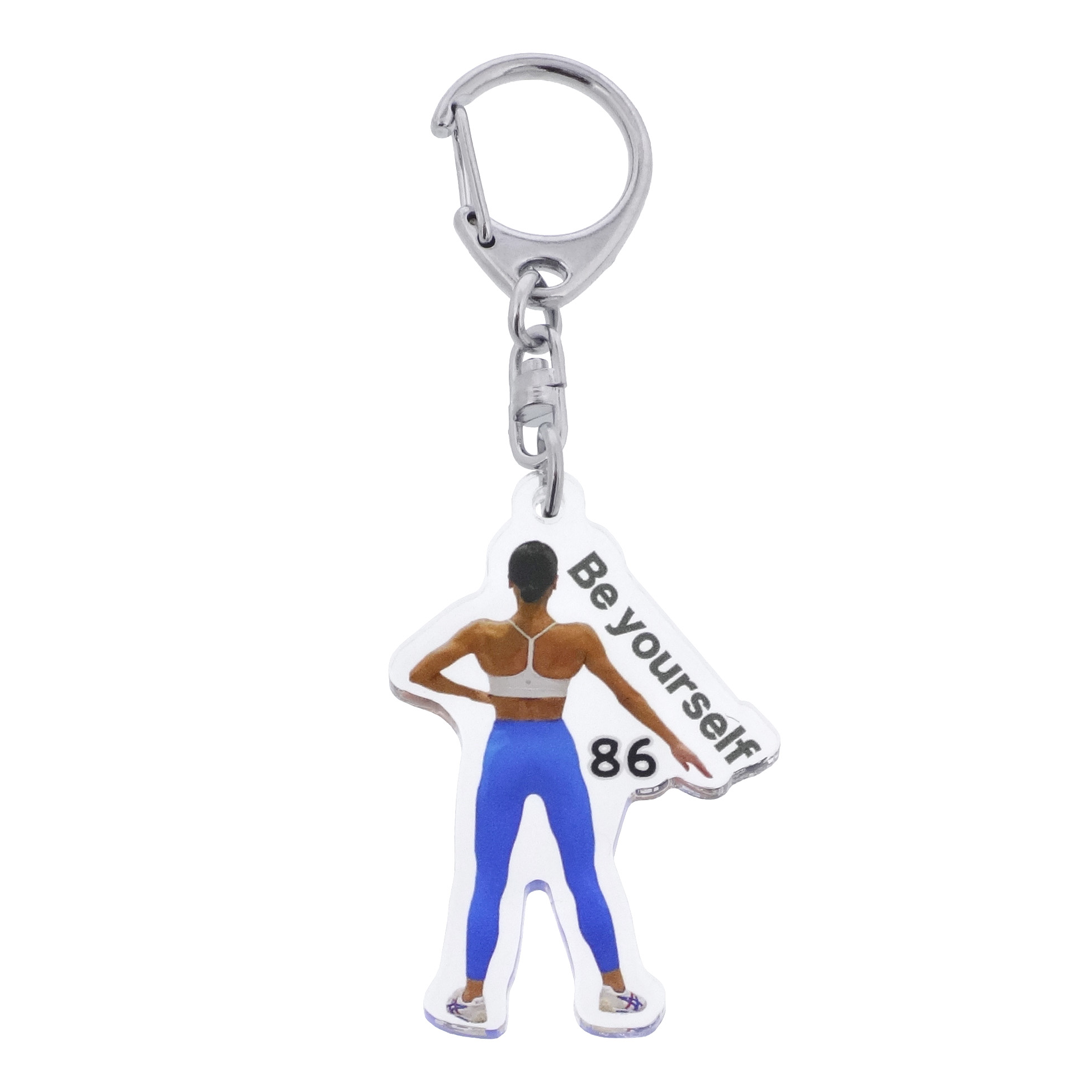 Novelty “acrylic key chain” commemorating the victory in the body contest