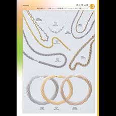 Design necklace (precious metal jewelry)