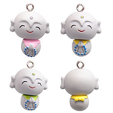 Poly mascot keychain