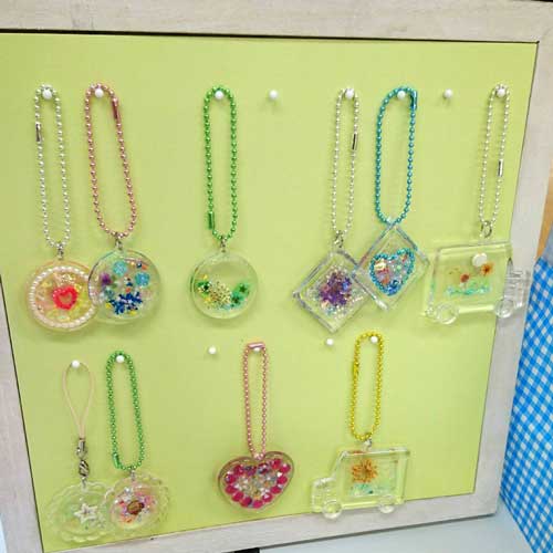 レジンアクセサリー ワークショップ