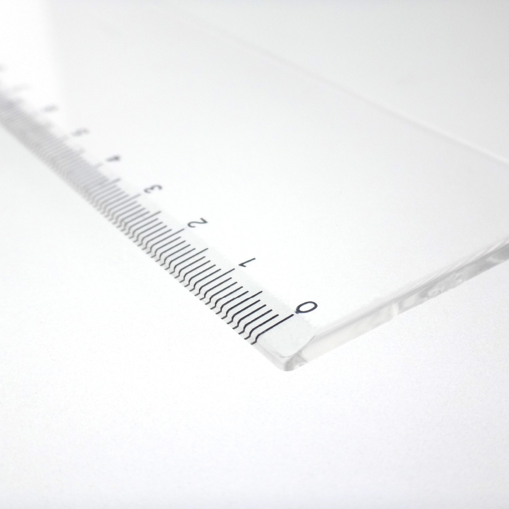 Acrylic clear ruler