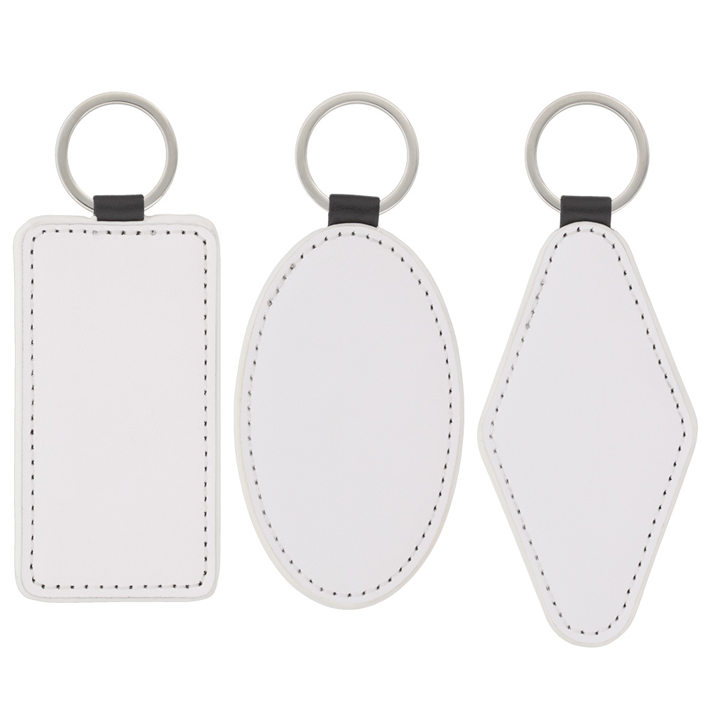 PU (synthetic leather) tag key chain