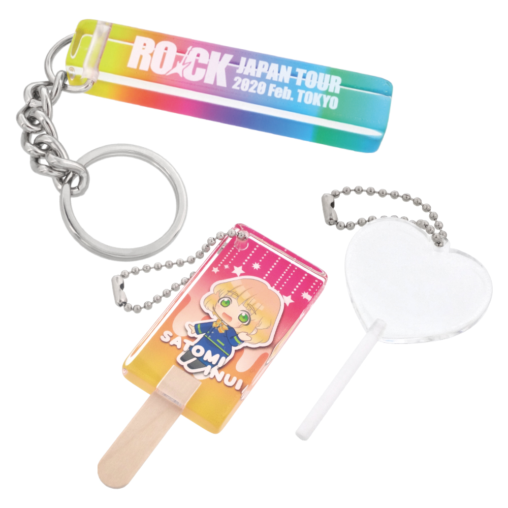 Acrylic thick key chain (acrylic hotel key/room key) ◆