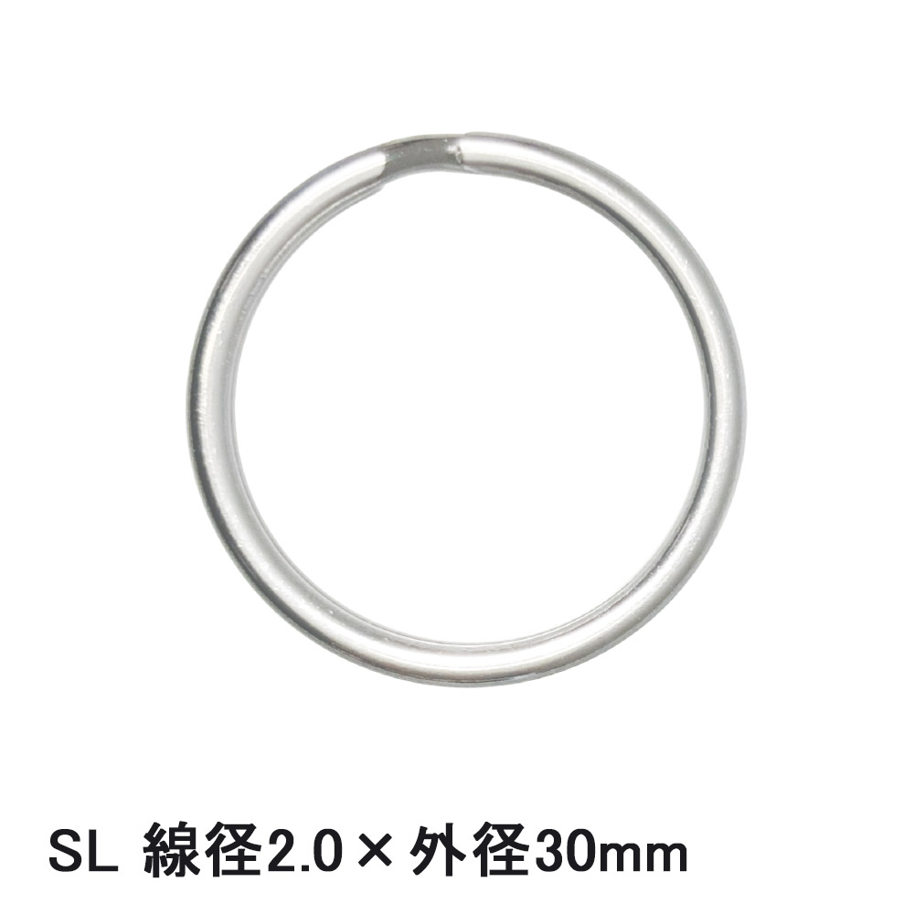 Stainless steel double ring round push