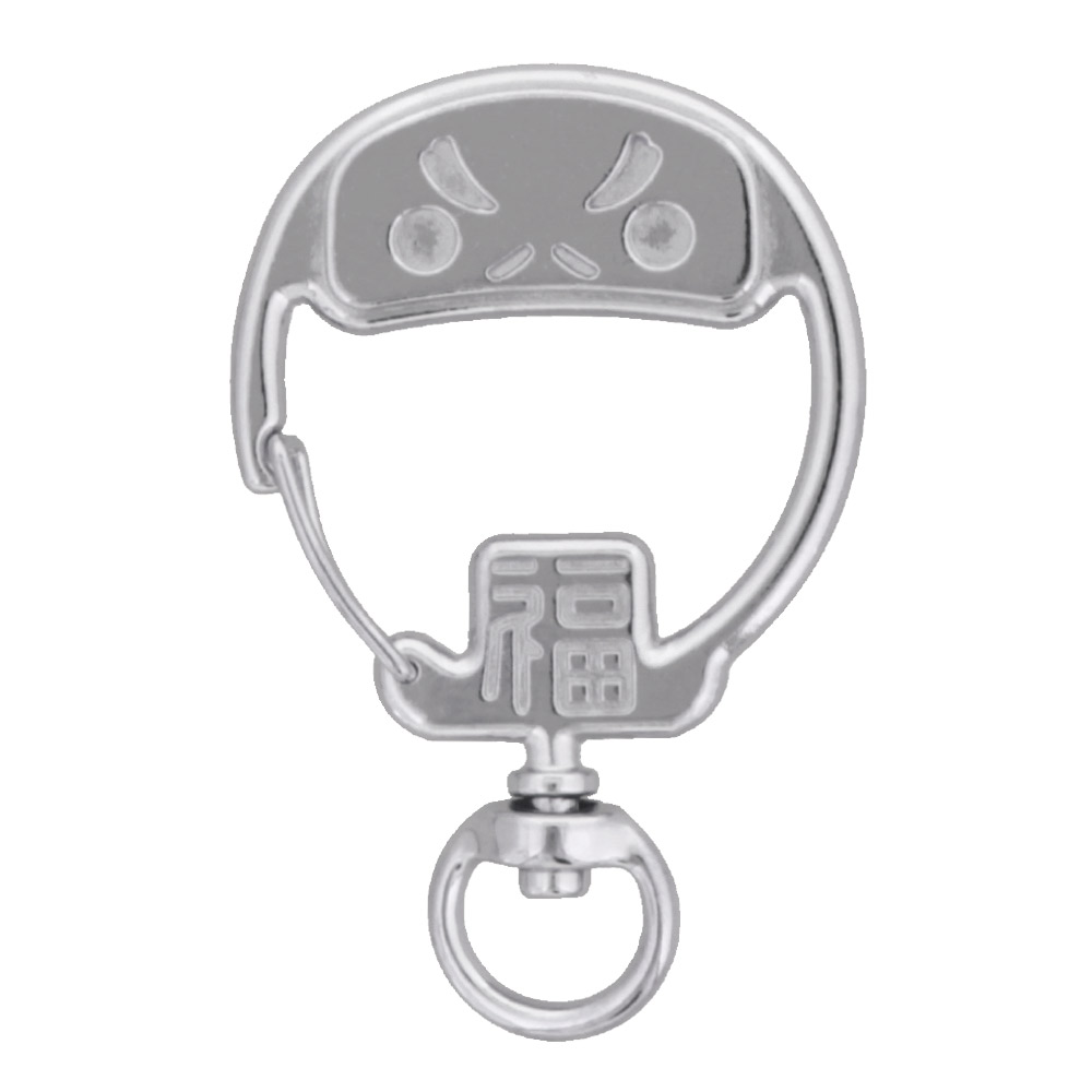 Variation charm hook Daruma type