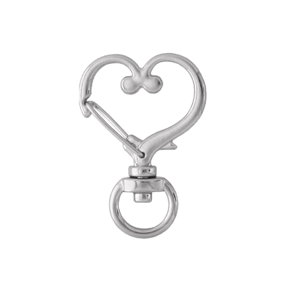 Variation charm hook heart-shaped